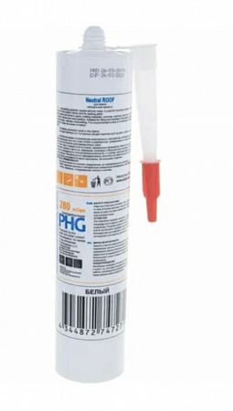 Силиконовый клей-герметик Absolute Sanitar PHG (прозрачный) 280 ml